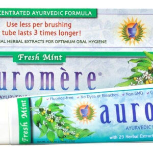 Pasta De Dentes Auromere Ayurvedic Herbal Fresh Mint 125 Ml,