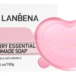 Sabonete Lanbena Pink Hidratante Antienvelhecimento Com Ácid