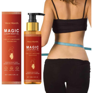 Óleo Reafirmante Corporal Magic Body Com Vitamina E, Rosa Mo