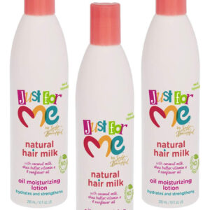 Loção De Leite Natural Para Cabelo Just For Me 300 Ml (pacot