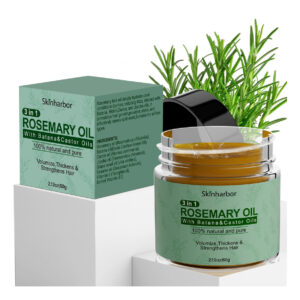 Óleo De Crescimento Capilar Skinharbor Rosemary 60ml Com Bat