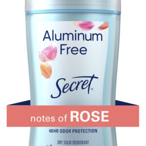 Desodorante Secret Aluminium Free Rose Scent 70ml Para Mulhe