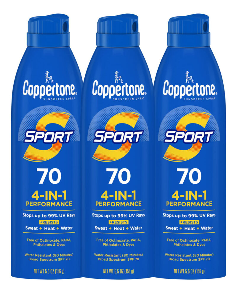 Spray Protetor Solar Esportivo Coppertone De Amplo Espectro