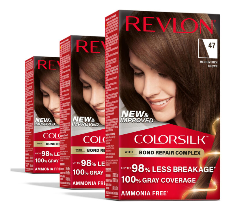 Tintura De Cabelo Revlon Colorsilk W/ Bond Repair Complex 47