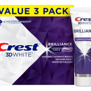 Pasta De Dentes Crest 3d White Brilliance Luminous Purple 13