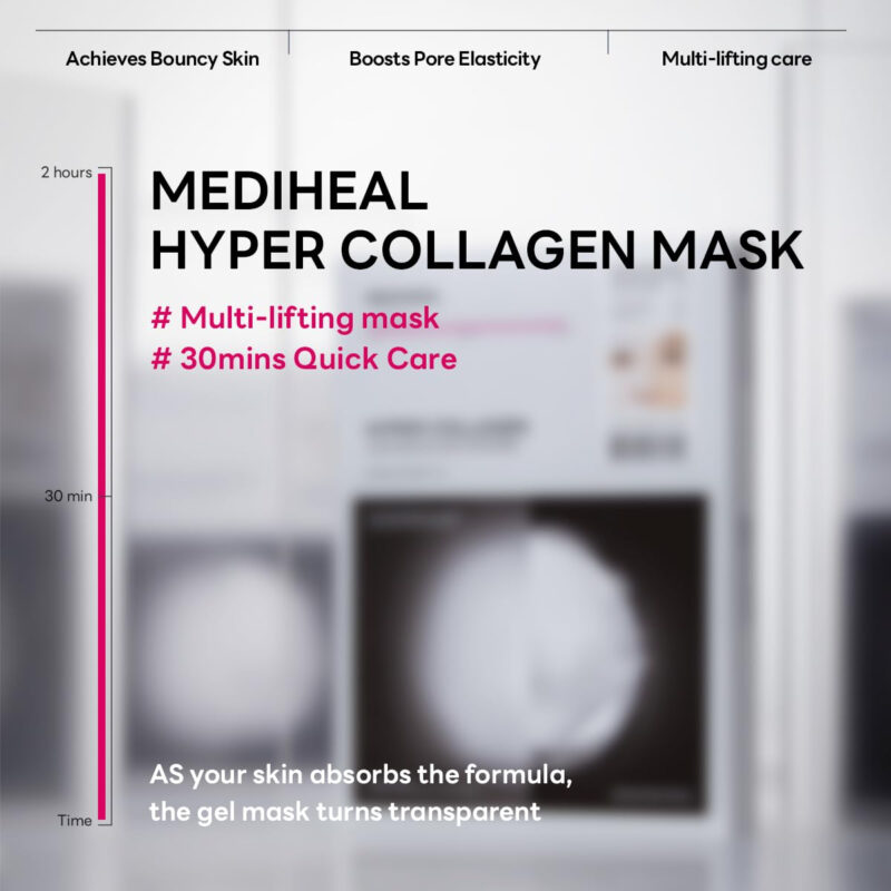 Máscara De Gel Mediheal Hyper Collagen Para Cuidados Multili - Image 3
