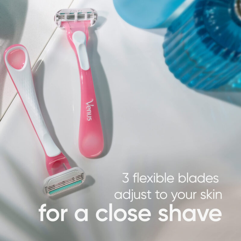 Lâminas De Barbear Descartáveis Gillette Venus Sensitive X6 - Image 7