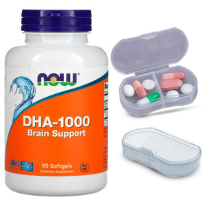 Dha Now Foods Óleo Peixe Extra Forte 90sofg + Porta Cápsulas