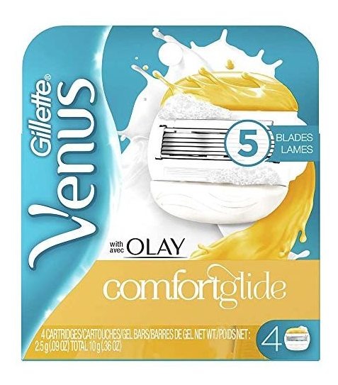 Lâmina De Barbear Feminina Gillette Venus Comfortglide Plus