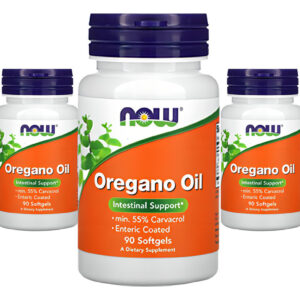 Óleo De Orégano Now Foods Oregano Revestido 90 Sofgels 5un Sabor Sem Sabor