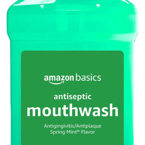 Enxaguante Bucal Amazon Basics Antiseptic Mint 1 L (pacote D