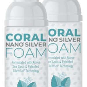 Pasta De Dentes Coral Nano Silver Foaming Cool Mint 120ml