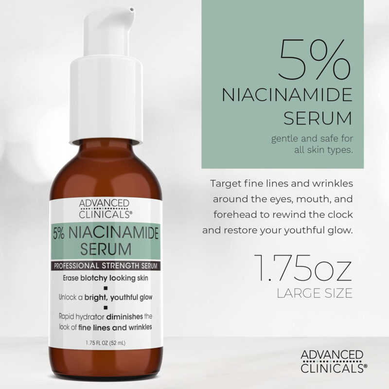Sérum Advanced Clinicals Niacinamida 50ml Com Ácido Hialurôn - Image 2