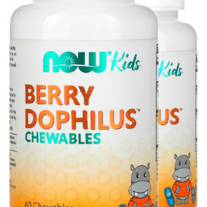Berrydophilus Infantil Now Foods 60 Chewable Importado 2un