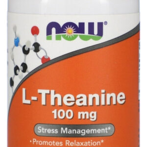 L-teanina 100 Mg C/chá Verde Descafeinado Now Foods Sfn Na Flavor