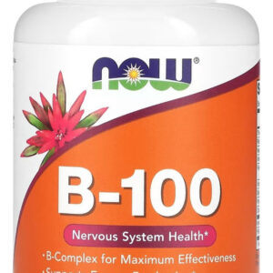 Complexo B-100 100 Cápsulas Now Foods - Imp Eua Sabor Sem Sabor