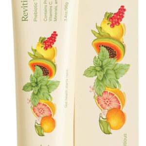 Creme Dental Revitin Gel De Dente Prebiótico De Menta Sem Fl