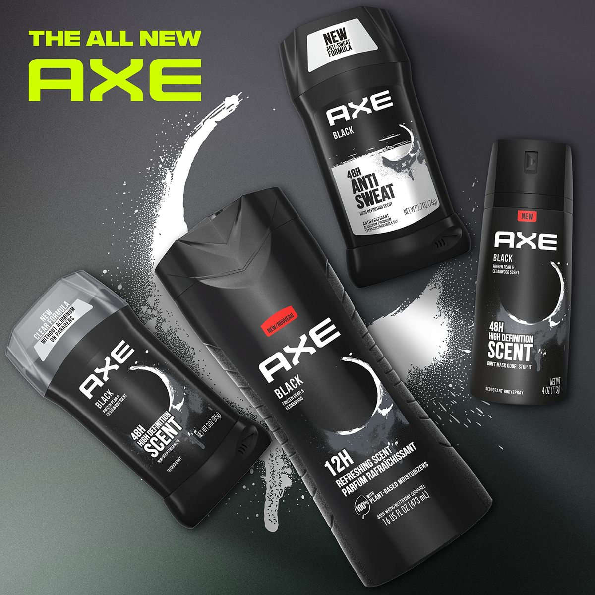 Sabonete Líquido Axe Black 12h, Perfume Refrescante 473 Ml P - Imagem 4