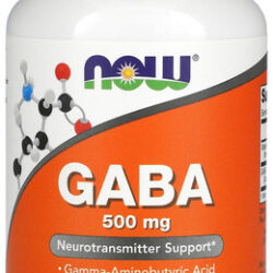 Now Foods Gaba/ácido Gama 500mg E Vitamina B6 100cap Veg Sabor Sem Sabor