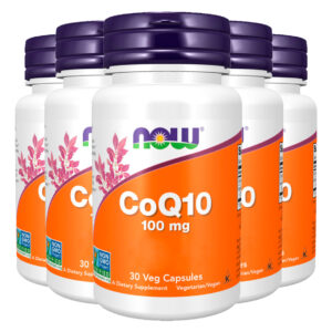Coenzima Coq10 100mg Now Foods 30cáps Importado 5un