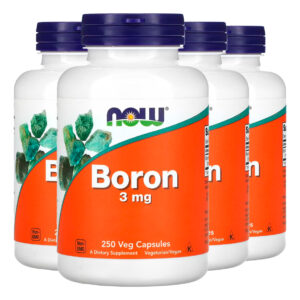 Boron 3mg Now Foods 250 Veg Caps Importado 4un