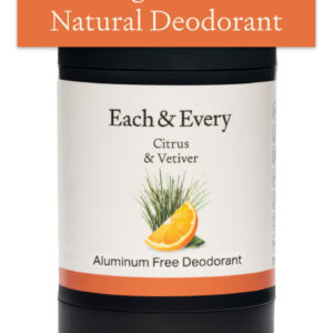 Desodorante Each & Every Citrus & Vetiver 75ml Para Pele Sen