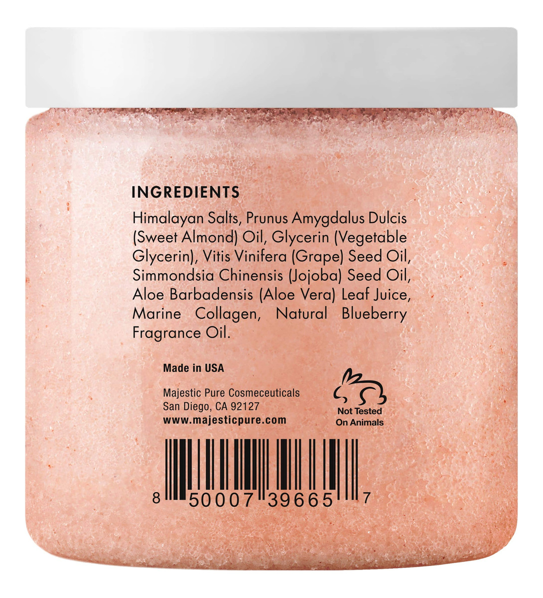 Esfoliante Corporal Majestic Pure Himalayan Pure Pure Com Co - Imagem 7