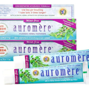 Pasta De Dente Auromere Ayurvedic Herbal Mint Free 125 Ml, P