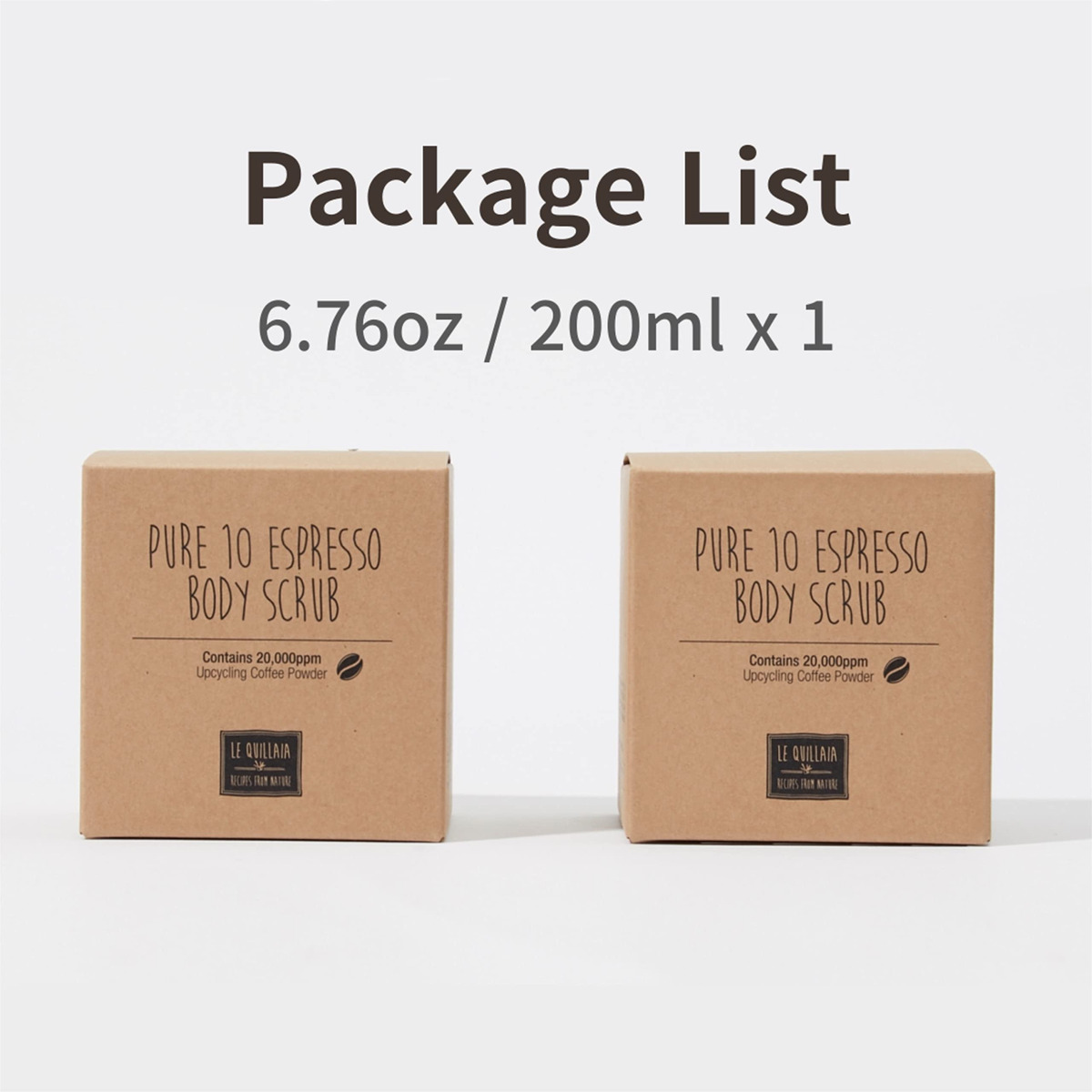 Esfoliante Corporal Le Quillaia Pure 10 Espresso 200ml - Imagem 2