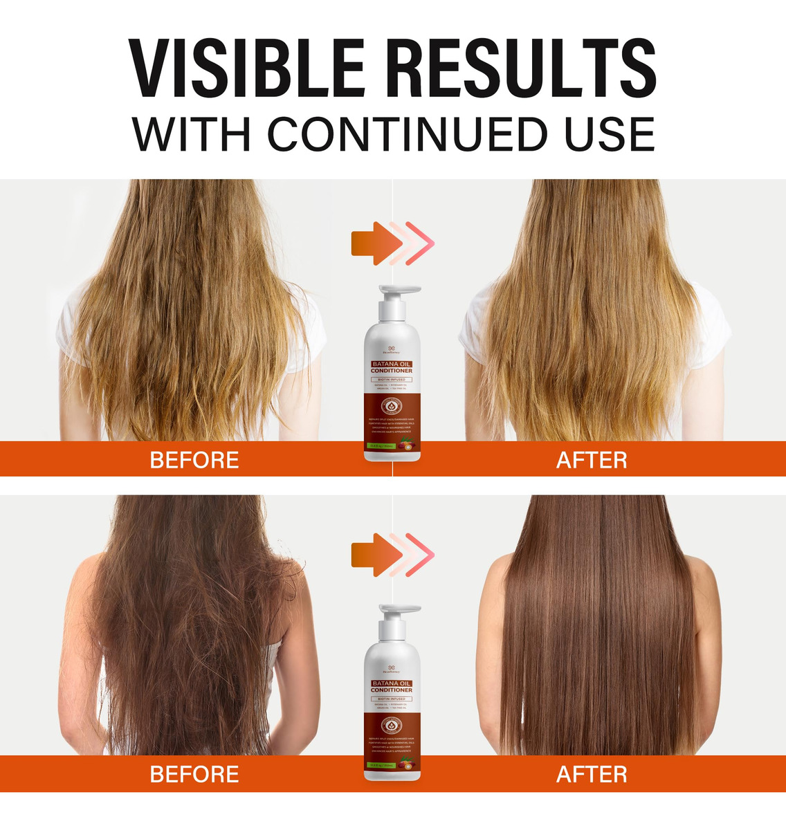 Condicionador Beadlamey Batana Oil Hair Growth 350ml - Imagem 4