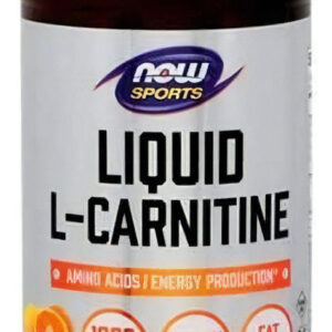 Carnitina Liquida - Now Sports - 473 Ml Citrus Importado