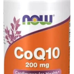 Coenzima Coq10 200mg Now Foods 60 Veg Caps Sabor Sem Sabor