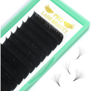 Extensões De Cílios Pro Lashbeauty Easy Fan Volume C D Curl