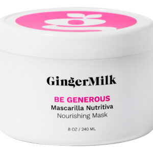 Máscara Capilar Com Leite De Gengibre Nutritivo Para Cabelos