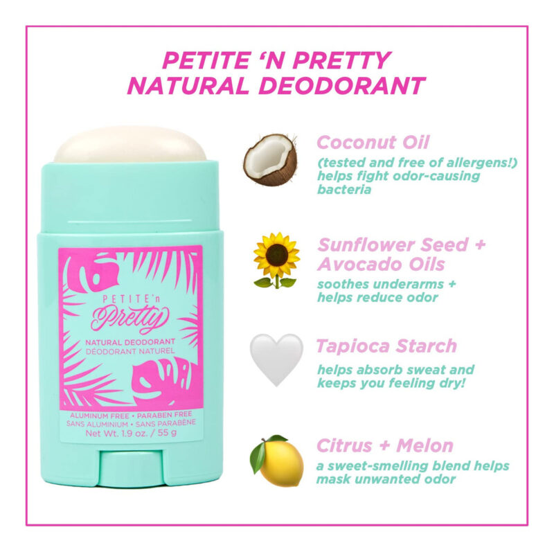 Pacote Com 2 Desodorantes Petite 'n Pretty Natural Para Cria - Image 3