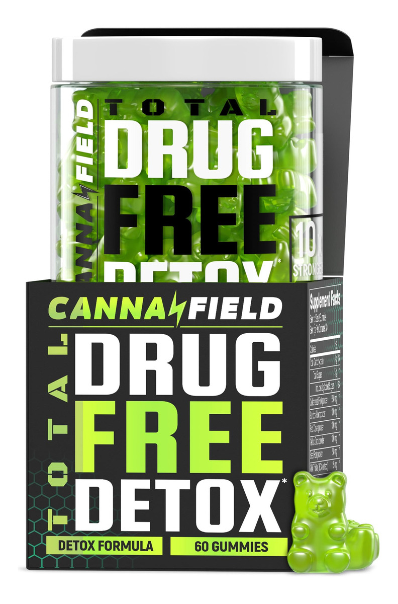 Limpeza De Corpo Inteiro Detox Gummies Canna Field Com Cardo