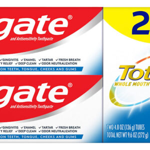Gel Clareador Colgate Total, Embalagem Com 2 Unidades, 9,170