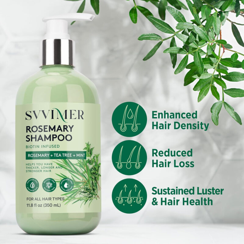Shampoo Para Crescimento Capilar De Alecrim: Espessamento E - Image 5