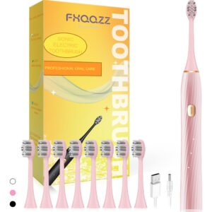 Escova De Dentes Elétrica Fxqqzz Sonic Para Adultos E Crianç