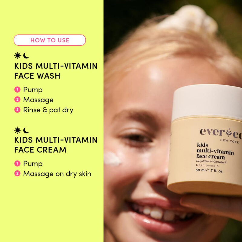 Conjunto De Cuidados Com A Pele Evereden Kids Happy Face Fre - Image 3