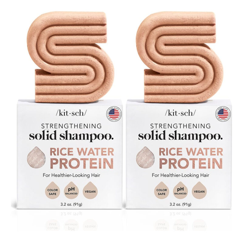 Shampoo Bar Kitsch Solid Para Fortalecimento, Crescimento E