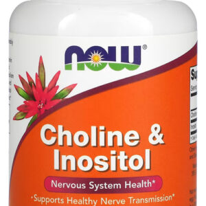 Colina E Inositol 250/250mg Now Foods 100veg Caps