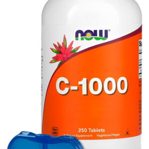 Now Foods Vitamina C 1000mg+r. Mosqueta 250tab +porta Cáps