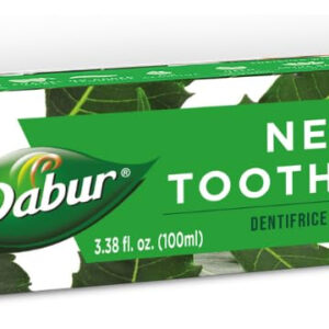 Pasta De Dentes Dabur Neem Herbal Oral Care 100ml Sem Flúor
