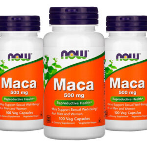 Maca Peruana 500mg Now Foods 100veg Caps 5un