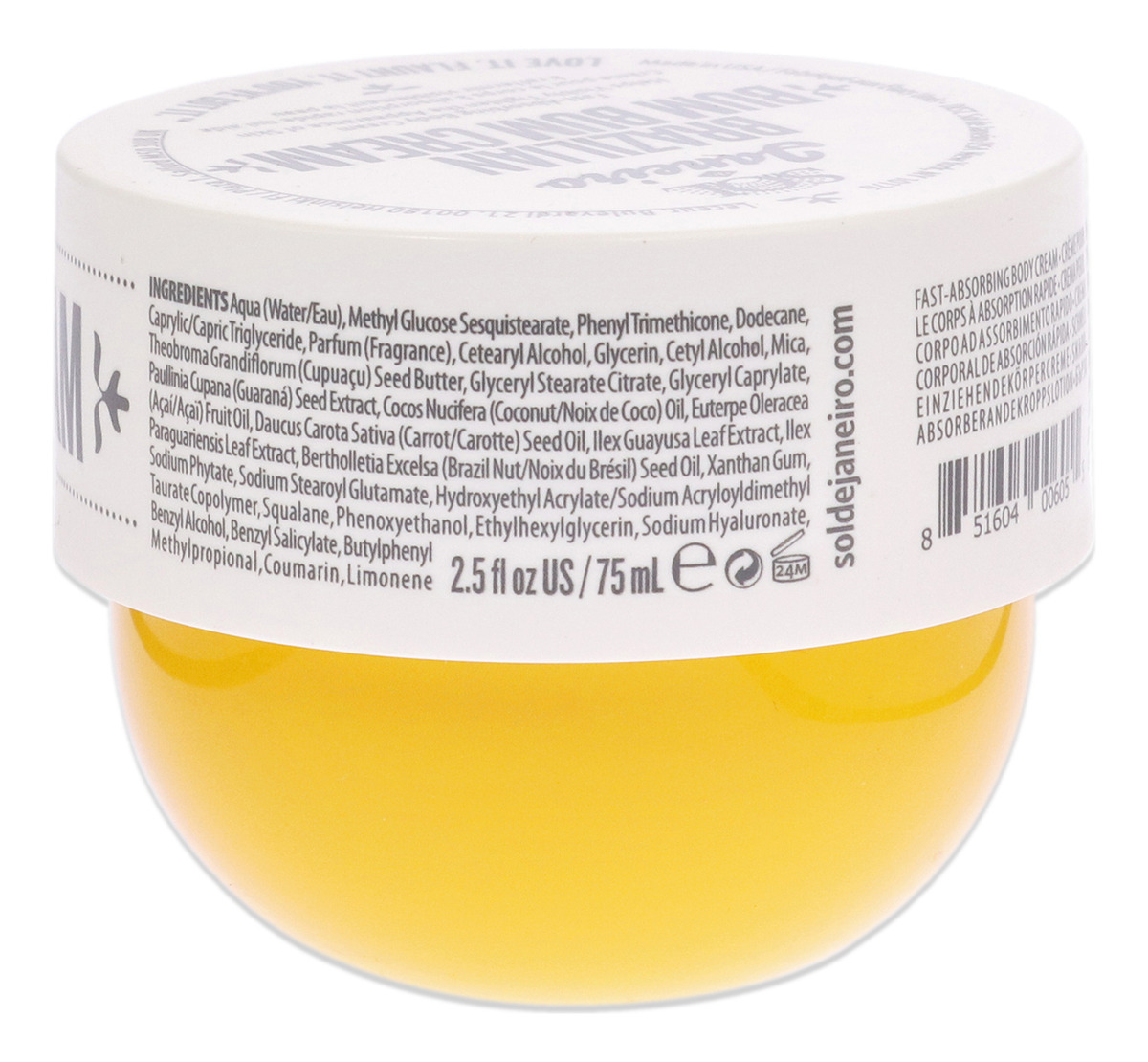 Creme Corporal Sol De Janeiro Brazilian Bum Bum 75ml Unissex - Imagem 2