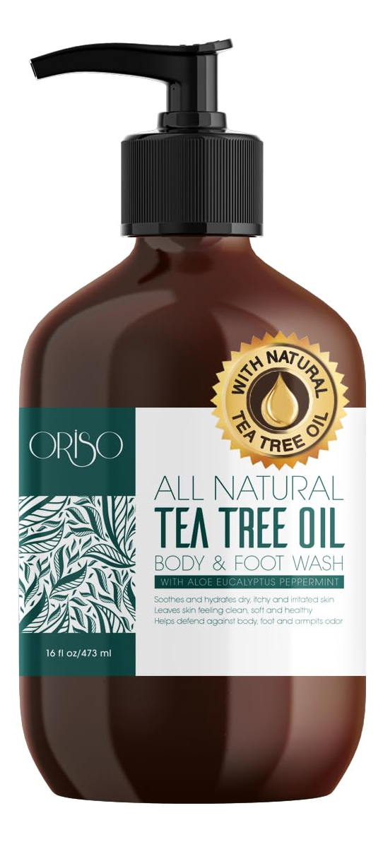 Sabonete Líquido Oriso Tea Tree Oil 480 Ml Ajuda A Acne Nos