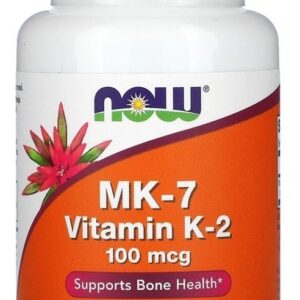 Now Foods Mk-7 Vitamina K-2 100mcg 60caps Veg No Brasil