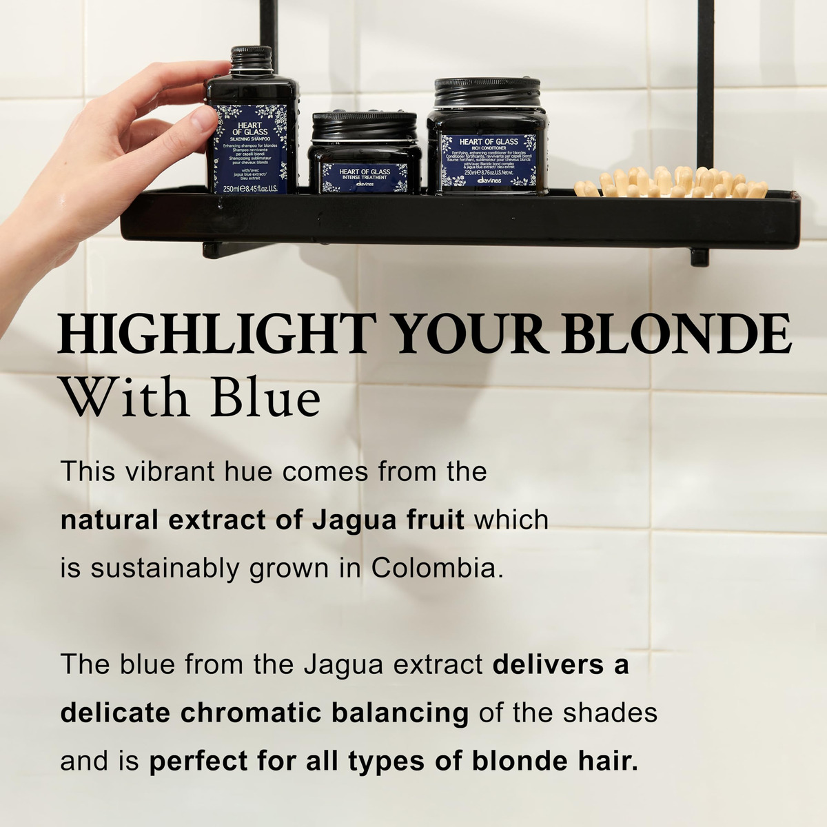 Condicionador Davines Heart Of Glass Rich For Blonde Care 26 - Imagem 7