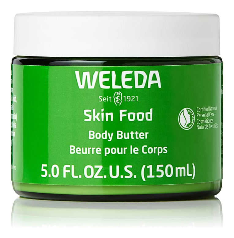 Frasco De Vidro Sustentável Body Butter Weleda Skin Food 150